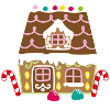 Lebkuchenhaus - gingerbread house - Hexenhäuschen