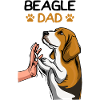 Beagle Dogs Papa Dad Master