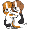 Beagle Lovers Dogs Mistress Children