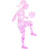 Soccer Girls Footballer Women
