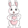 Lapins Amour lapin lapin fille