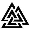 Triangular intertwined pattern