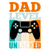 Dad Level ulåst far-til-være 2022 Gaming