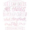 Through Christ Christian Religious Blessed