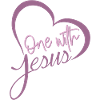 Uno con Gesù Cristo Cuore Bibbia Citazioni Camicie