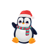 Pinguin Frohe Weihnachten