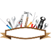 Banners and Tools,Hammer,Pliers,Screwdriver