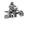 Fährste Quer Siehste Mehr | Quad