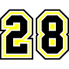28 Zahl symbol