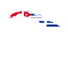 Cuba Heartbeat Flag Vintage Retro Cuba