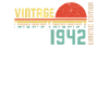 80 års fødselsdagsgave, født i 1942, retro