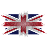 british flag art paint