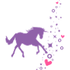 Einhorn mit Glitzer