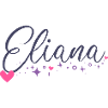 Eliana Nom Prénom Filles Coeurs