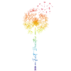 Just Dandelion Rainbow LBGT Sarcasm
