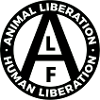 ALF Animal Liberation Human Liberation black white