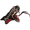 snake vipere tattoo tongue
