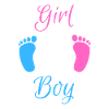 Girl or Boy - Gender reveal - Baby shower