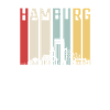 Hamburg Skyline Retro