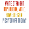 White Hetero Conservative