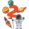 Astronaut birthday 2 years