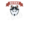 Papa husky, papa chien