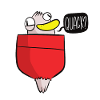 Duck in pocket Animal lovers Animals Animals Animal love