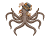 Octopus Steampunk Squid Gift Octopus