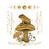 Mørk Academia Cottagecore Goblincore Frog