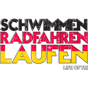 German Language SWIM BIKE RUN