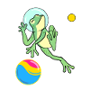 Pansexual Frog Astronaut Pan Pride