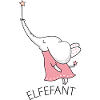 Elfe et éléphant