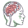 Head with brain