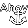 Ahoy mit Anker