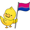 Canard bisexuel Bi Pride