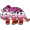 Lesbian Pride Triceratops Lesbian Gift