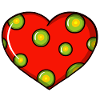 Colourful heart