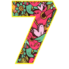 Number 7 flowers