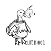 Good Life Duck Hipster Mood