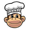 Cuoco Cuochi Scimmia Hobby Chef Arte Culinaria Cucina