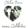 Stolze Frau eines Soldaten