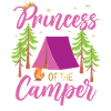 Camping Family Tent Cute Princess