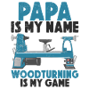 Maître tourneur Papa Drechselbank Menuiserie