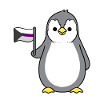 Penguin Demisexual Pride Flag