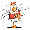 Running Chicken I Race Chickens I Marathon
