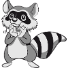 Raccoon laugh smile