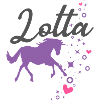 Lotta Girl Name First Name Unicorn