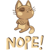 nope cat