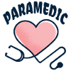 Paramedic Stethoscope with heart