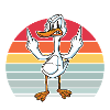 Duck Middle Finger